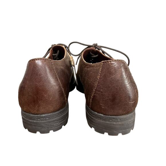 Born Men’s Brown Leather Casual Lace Up Oxford Shoes Comfortable H56941 Size 13M - Picture 6 of 13